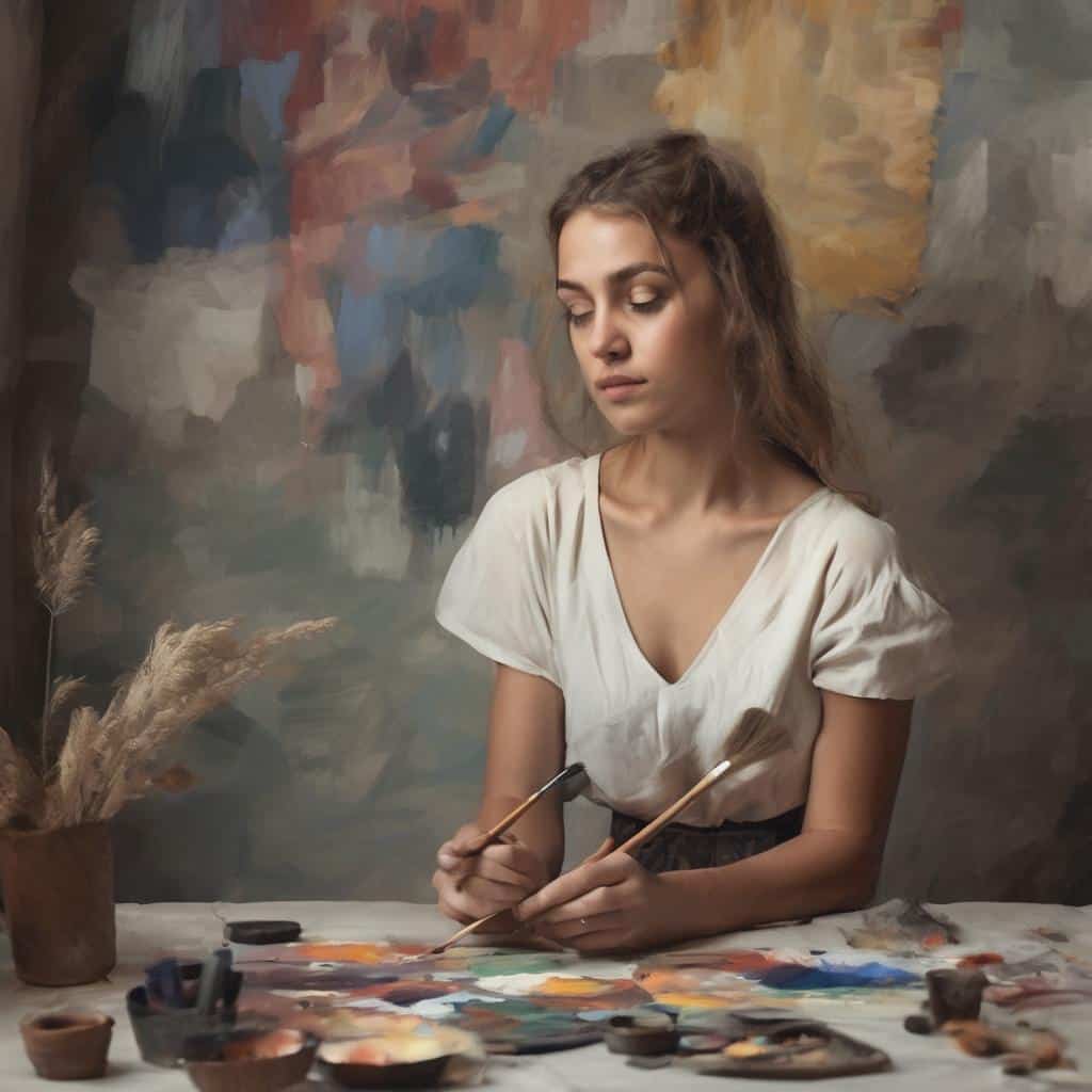 Ζύγιση και τέχνη, κοινωνικός διάλογος, δημιουργικότητα στον καμβά, ζωγραφική και κοινωνία, η τέχνη ως μέσο κοινωνικής έκφρασης και διαλόγου.