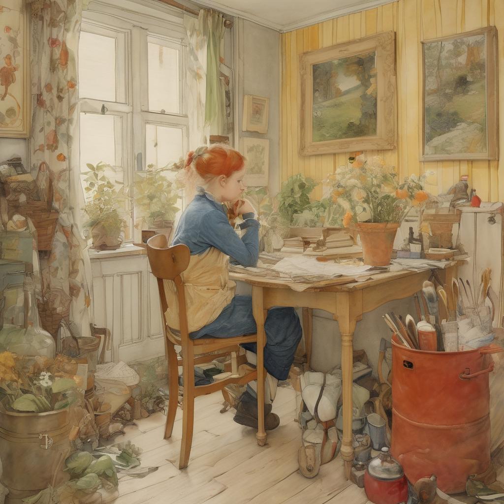 Το Στιλ και οι Τεχνικές Ζωγραφικής του Larsson